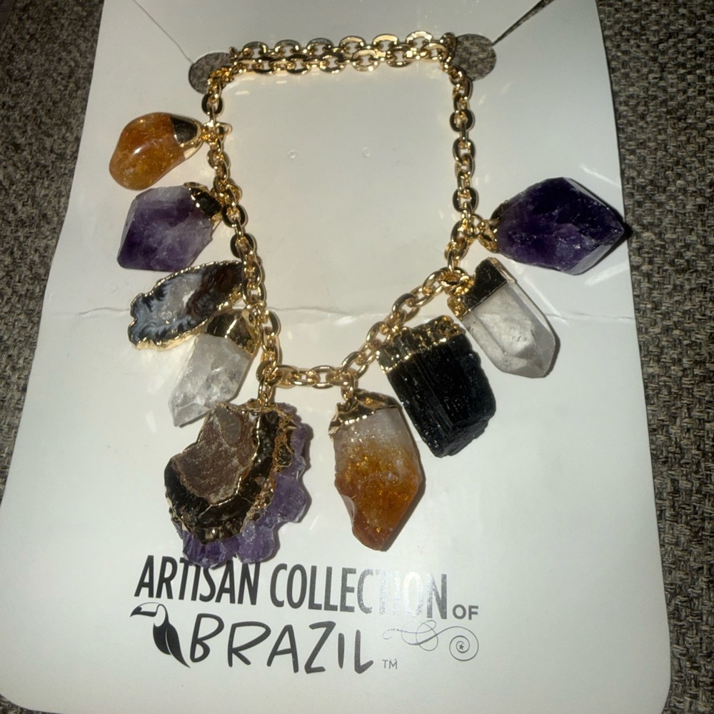 Gold Multi-Stone Bracelet